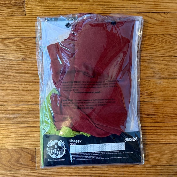 Spirit Shaggy Costume - Green and Red - Picture 4 of 4